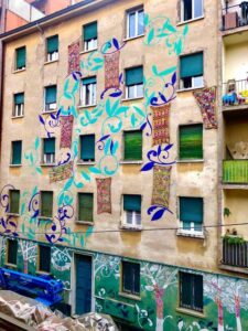 murales in via luigi serra bolognina bologna quartiere navile di gianluca cresciani