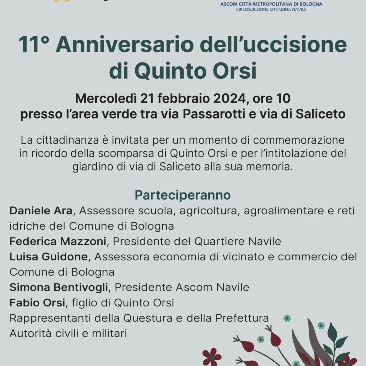 Commemorazione Quinto Orsi