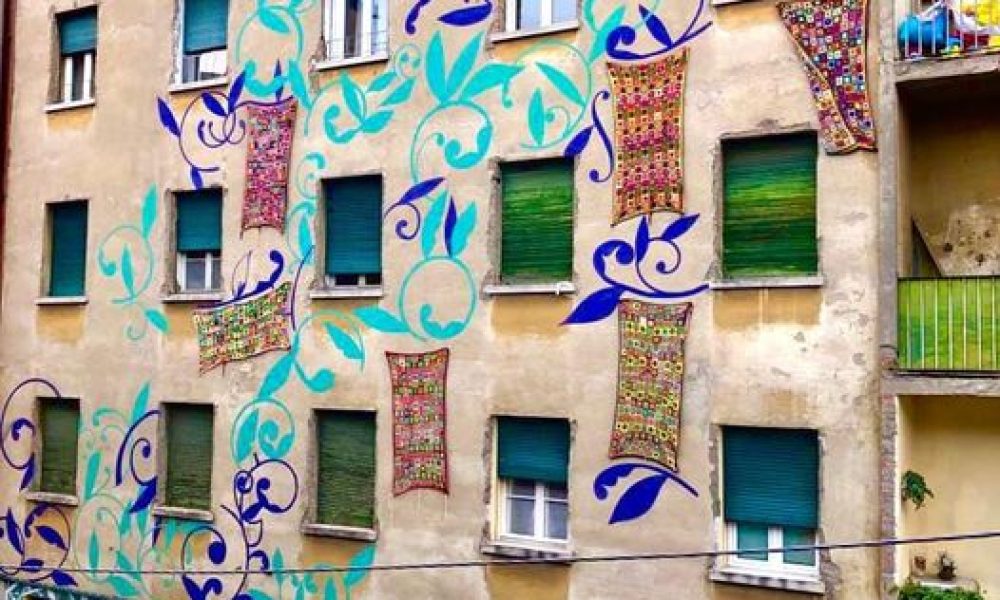 murales in via luigi serra bolognina bologna quartiere navile di gianluca cresciani