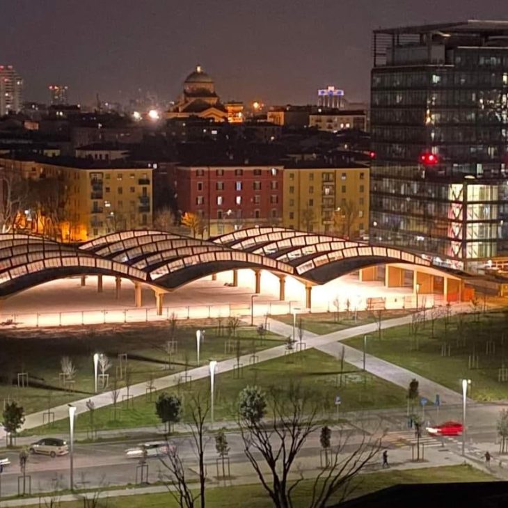 Inaugurazione Piazza Lucio Dalla sotto la Tettoia Nervi in Bolognina